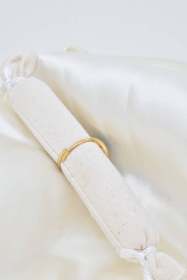 Bague pierre naturelle en acier inoxydable - BG310337OR-VR