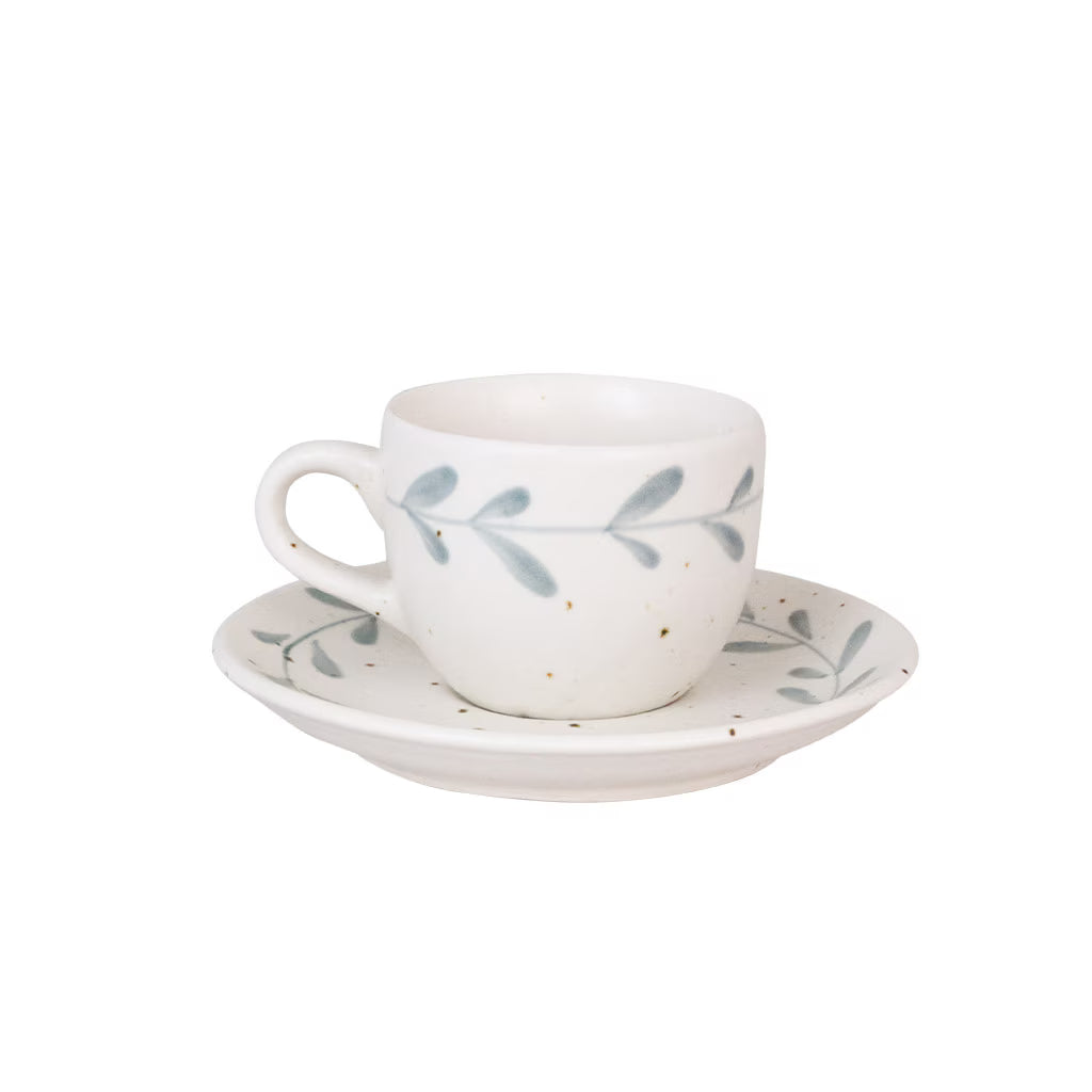 Tasse avec soucoupe Viola Leaf