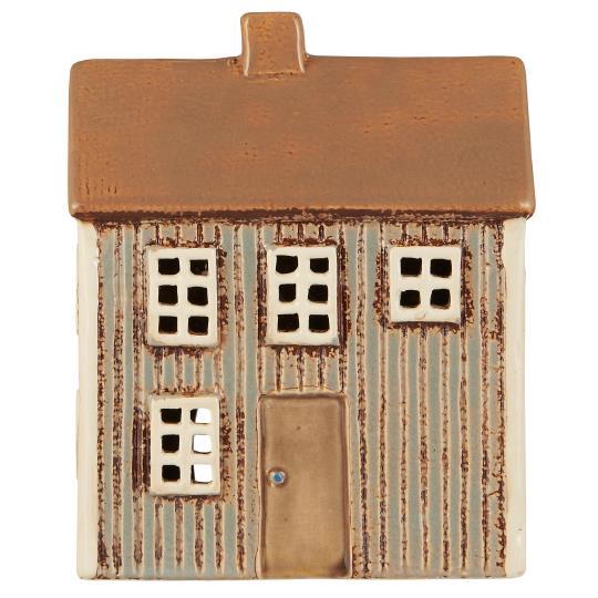 Maison Photophore Visby marron