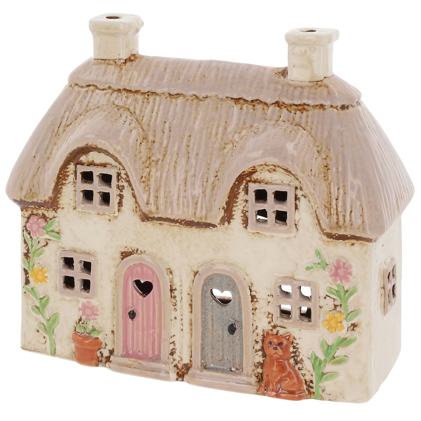 Village Pottery — photophore double de jardin « Thatch »