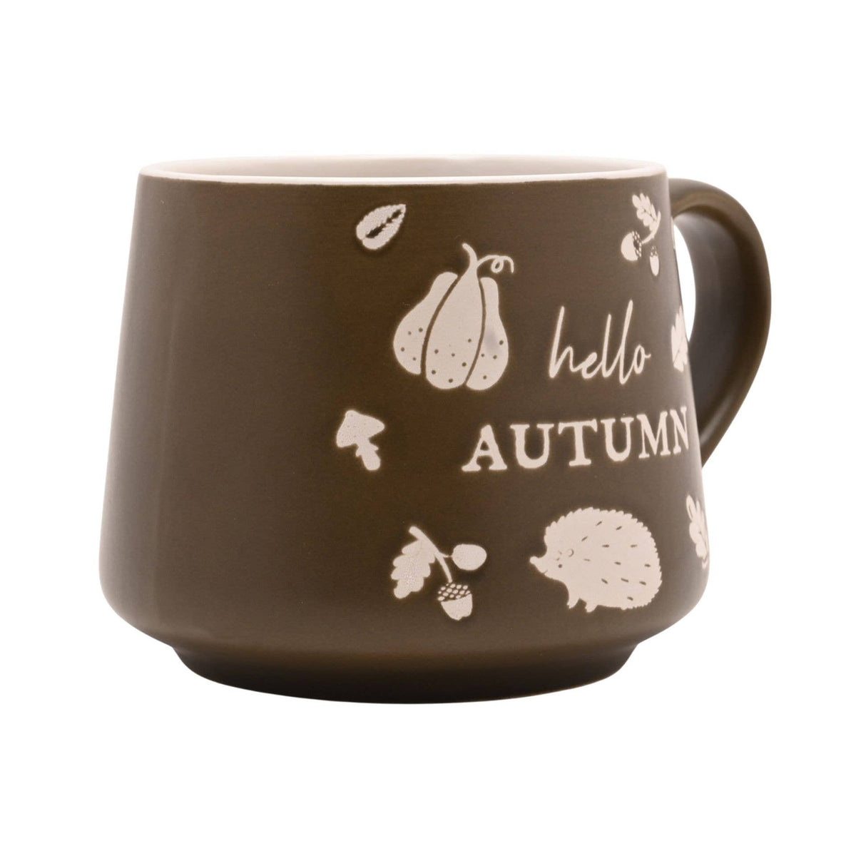 Mug Hello Autumn - Marron