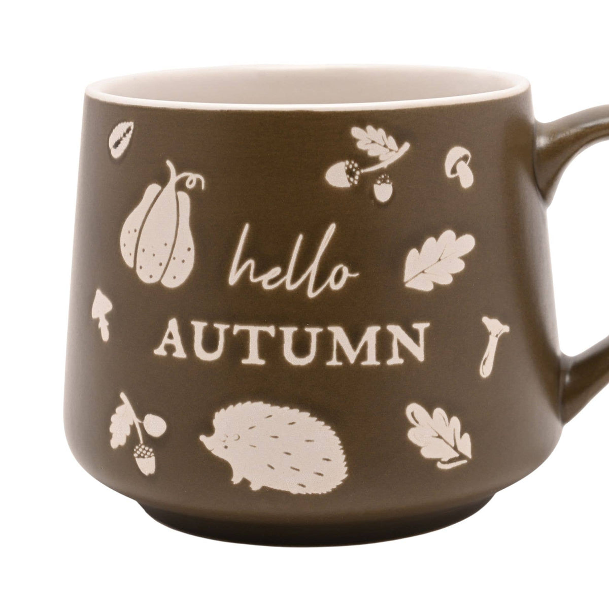 Mug Hello Autumn - Marron