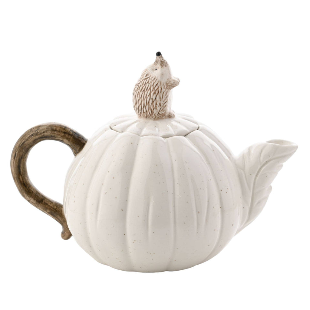 Théière Citrouille avec Hérisson