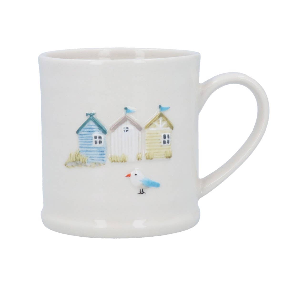 Mug en grès cabanes de plage