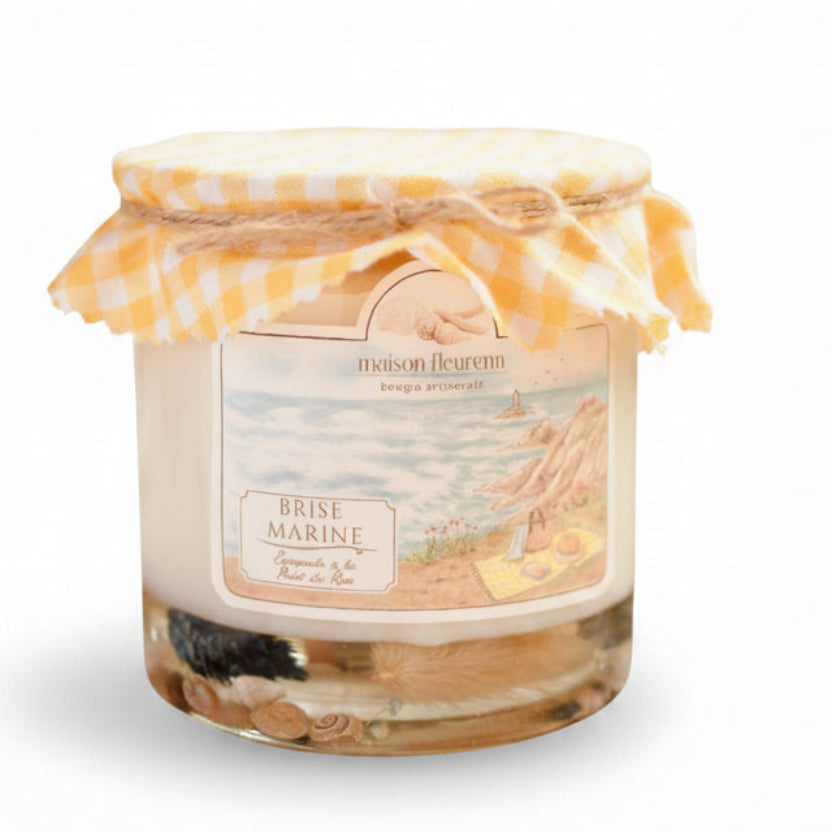 Bougie artisanale “Escapade à la Pointe du Raz” – parfum Brise marine