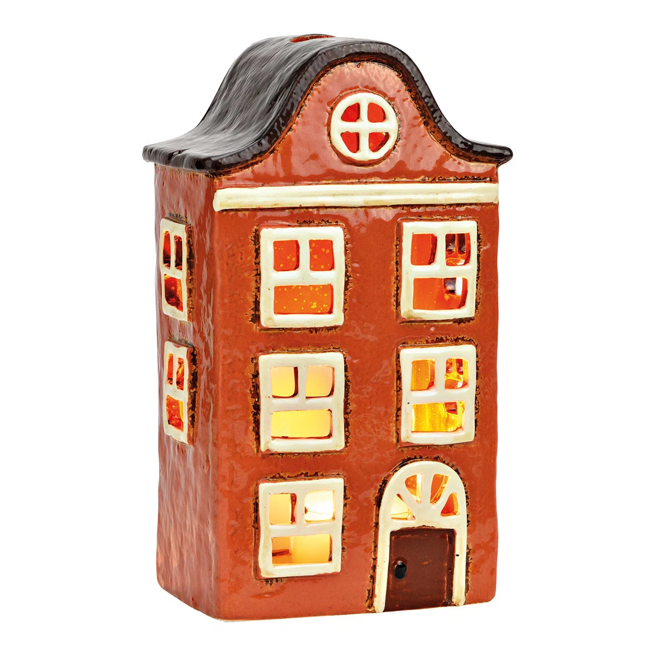 Maison Photophore Terracotta