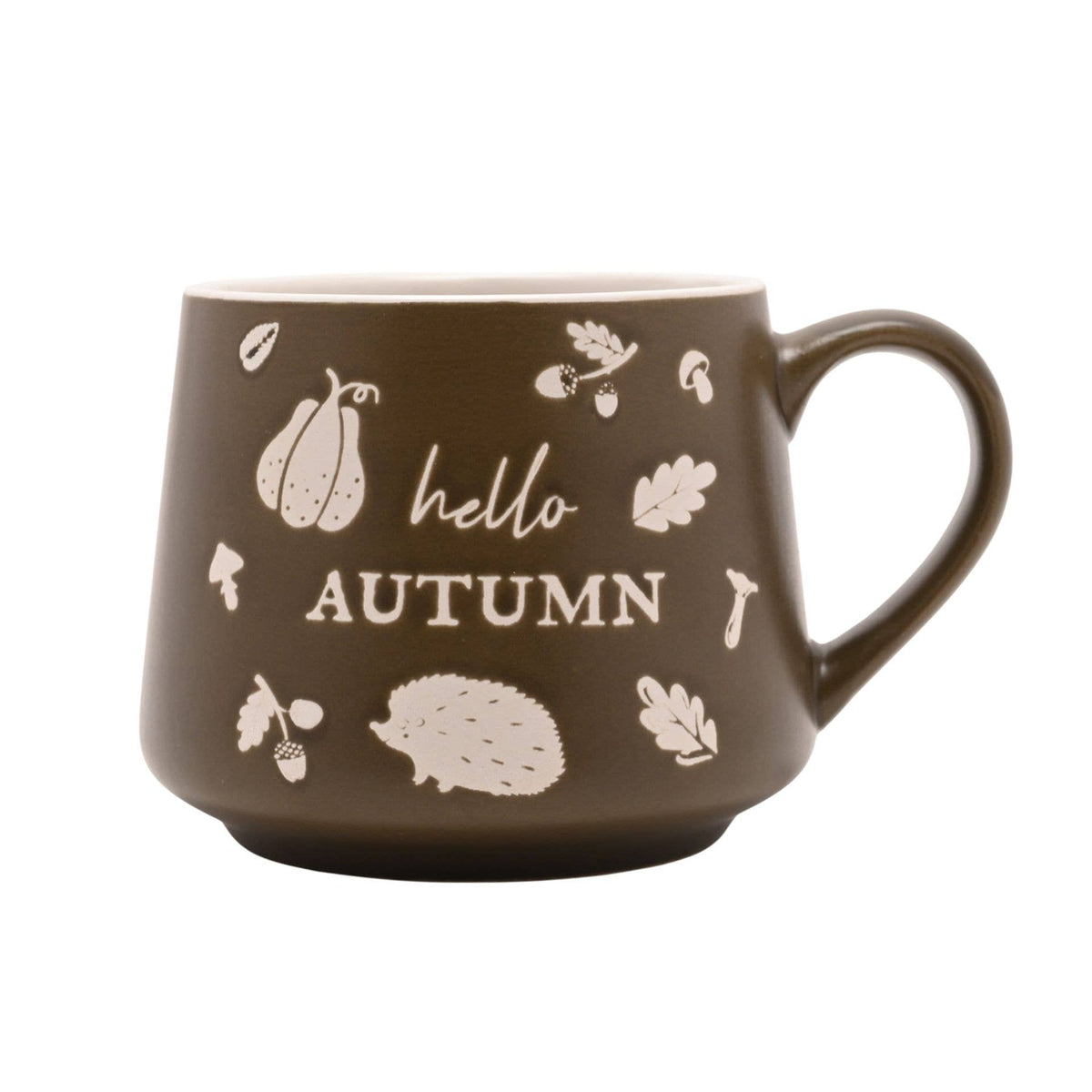 Mug Hello Autumn - Marron