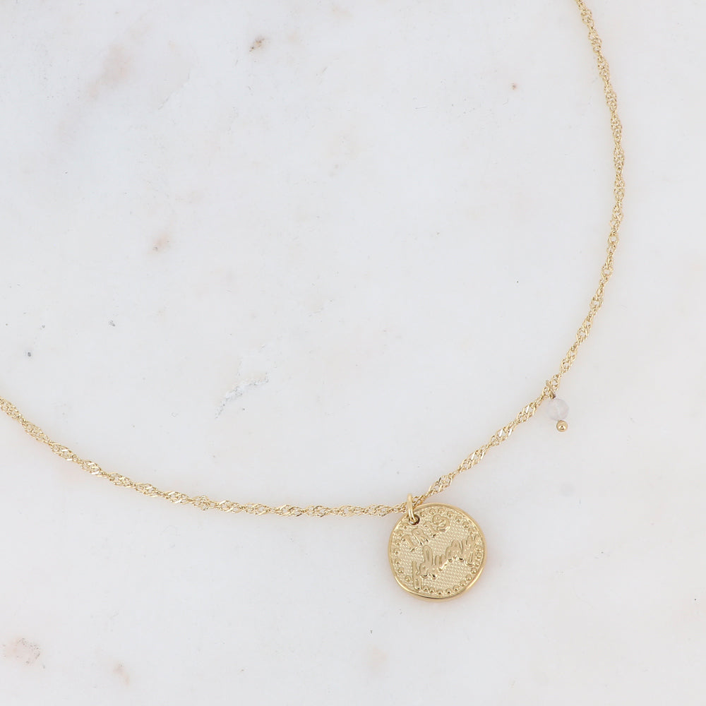 Collier fleur de naissance - Février