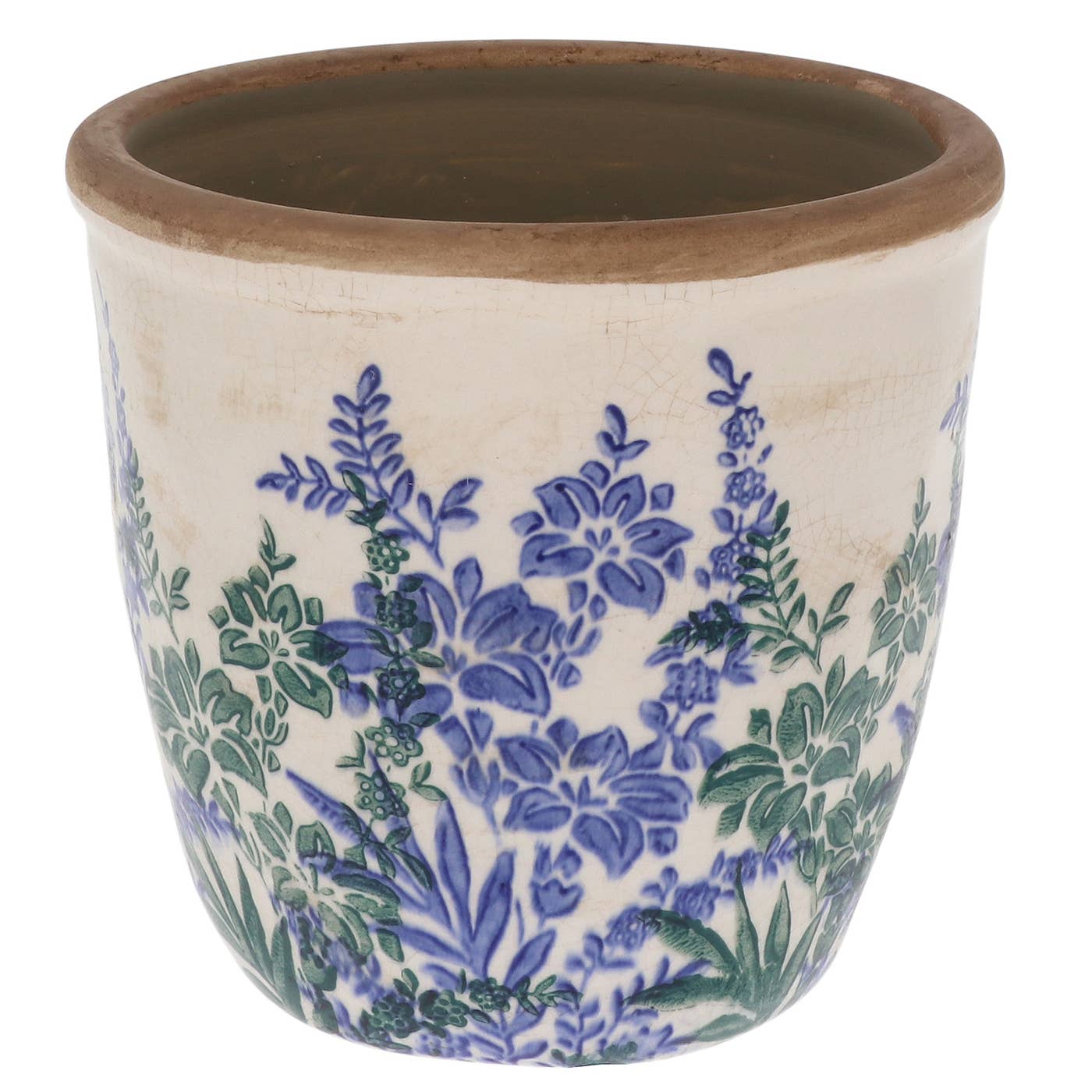 Pot décoratif “Jardin Indigo”