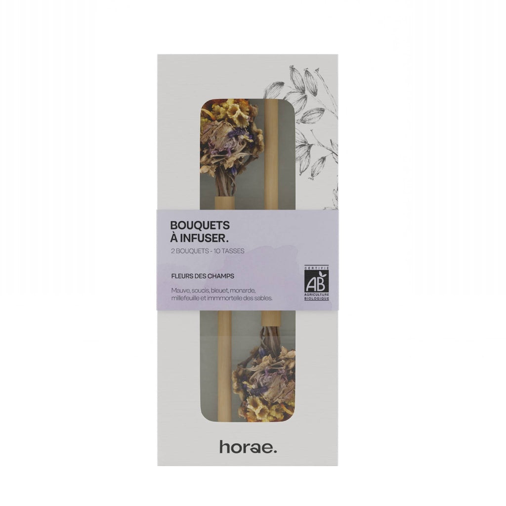 2 bouquets à infuser Fleurs des Champs Bio