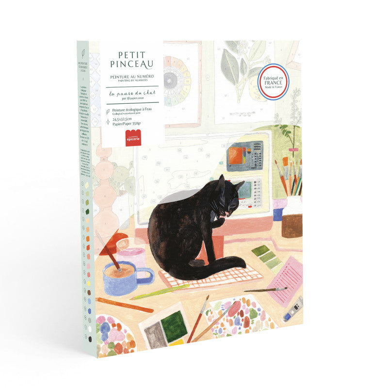 Peinture aux numéros - La pause du chat