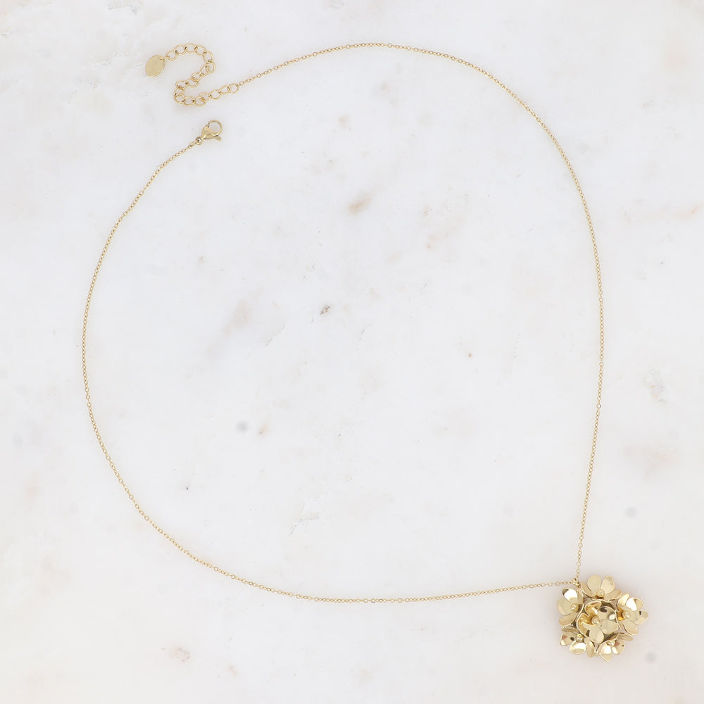 Collier bouquet de fleurs