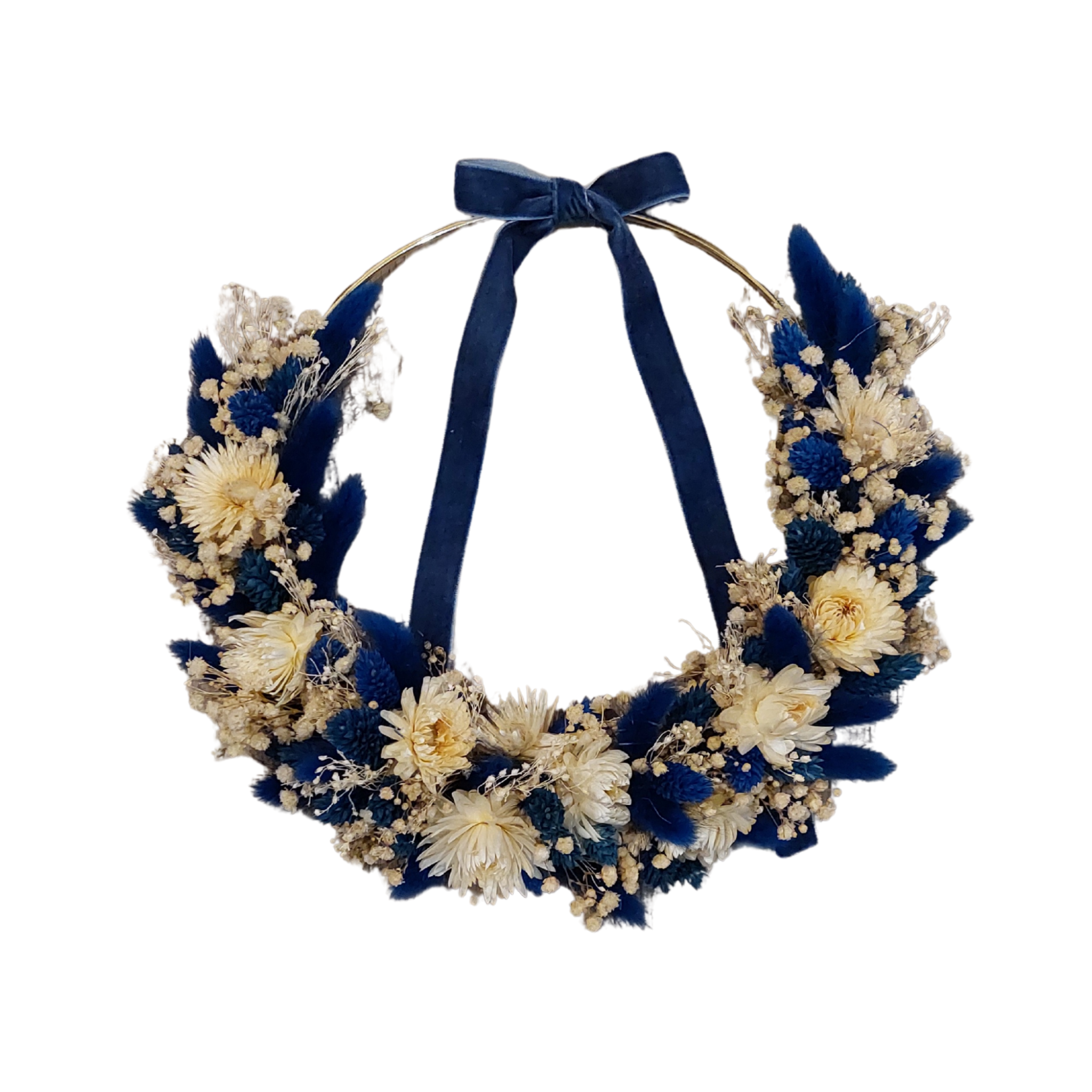 Couronne Navy cercle 20 cm