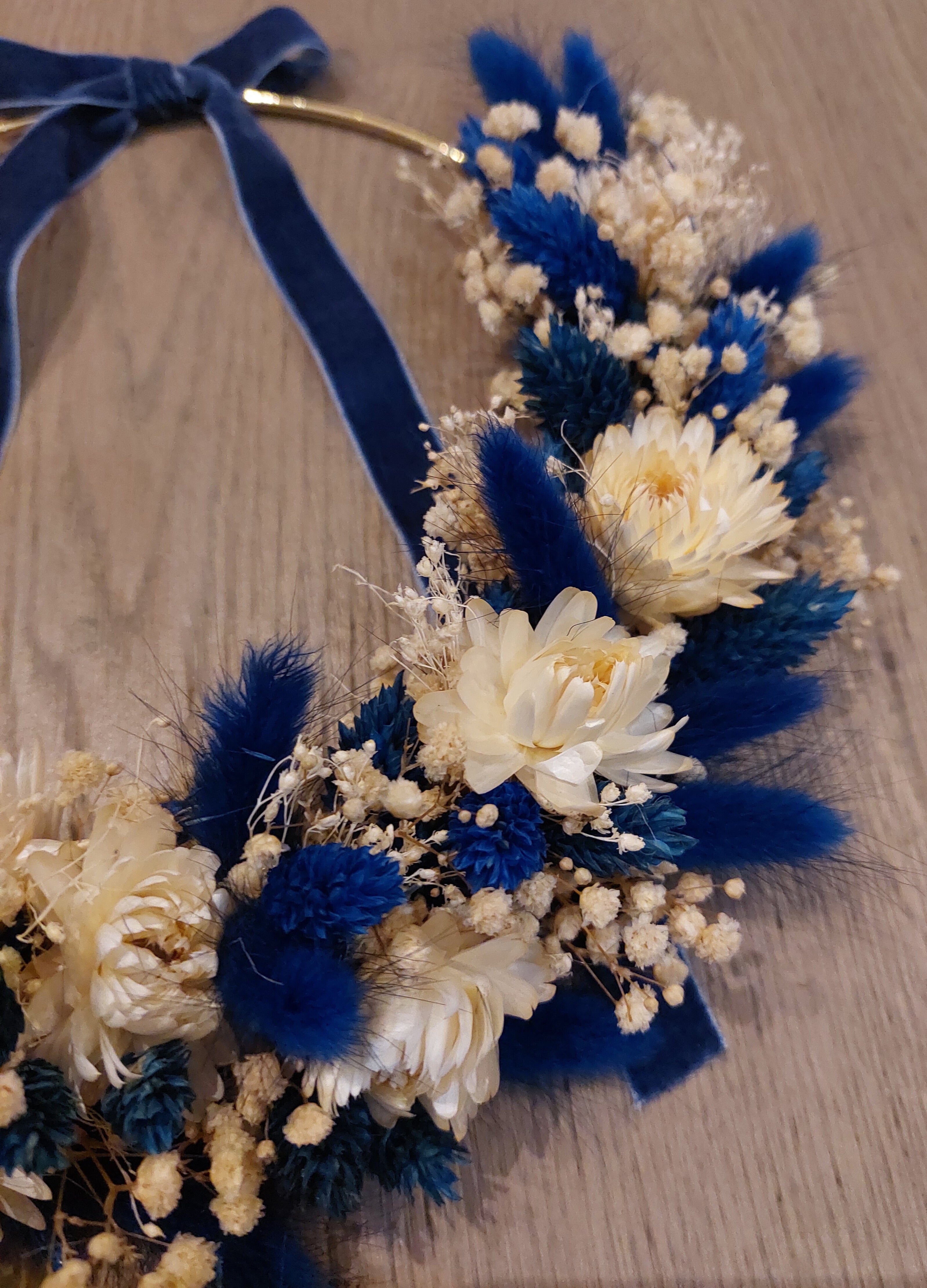 Couronne Navy cercle 20 cm