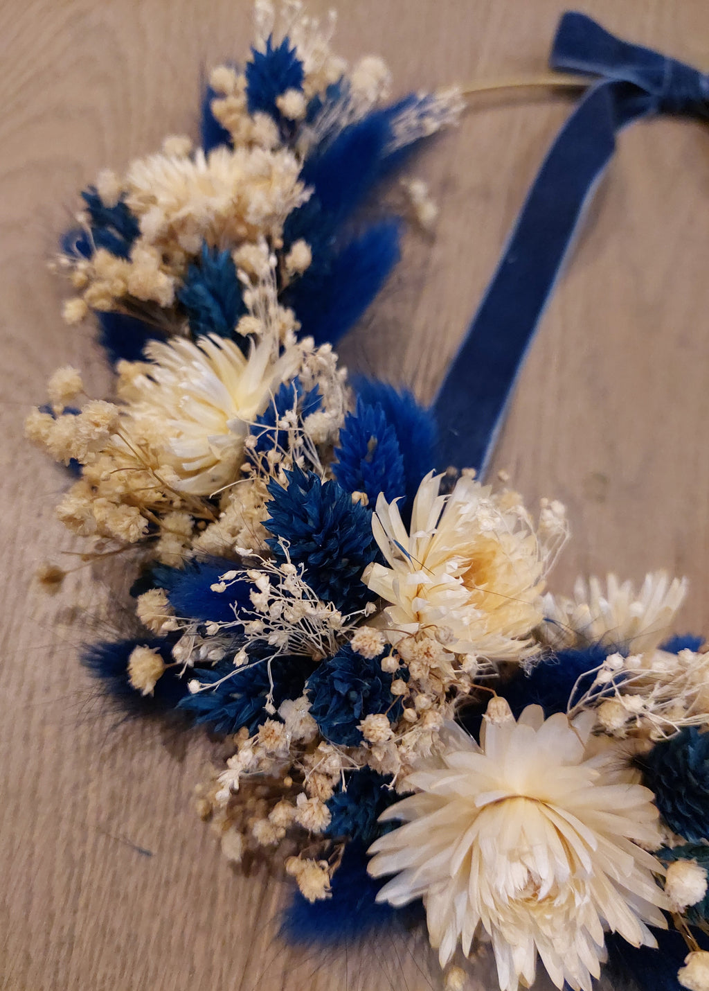 Couronne Navy cercle 20 cm