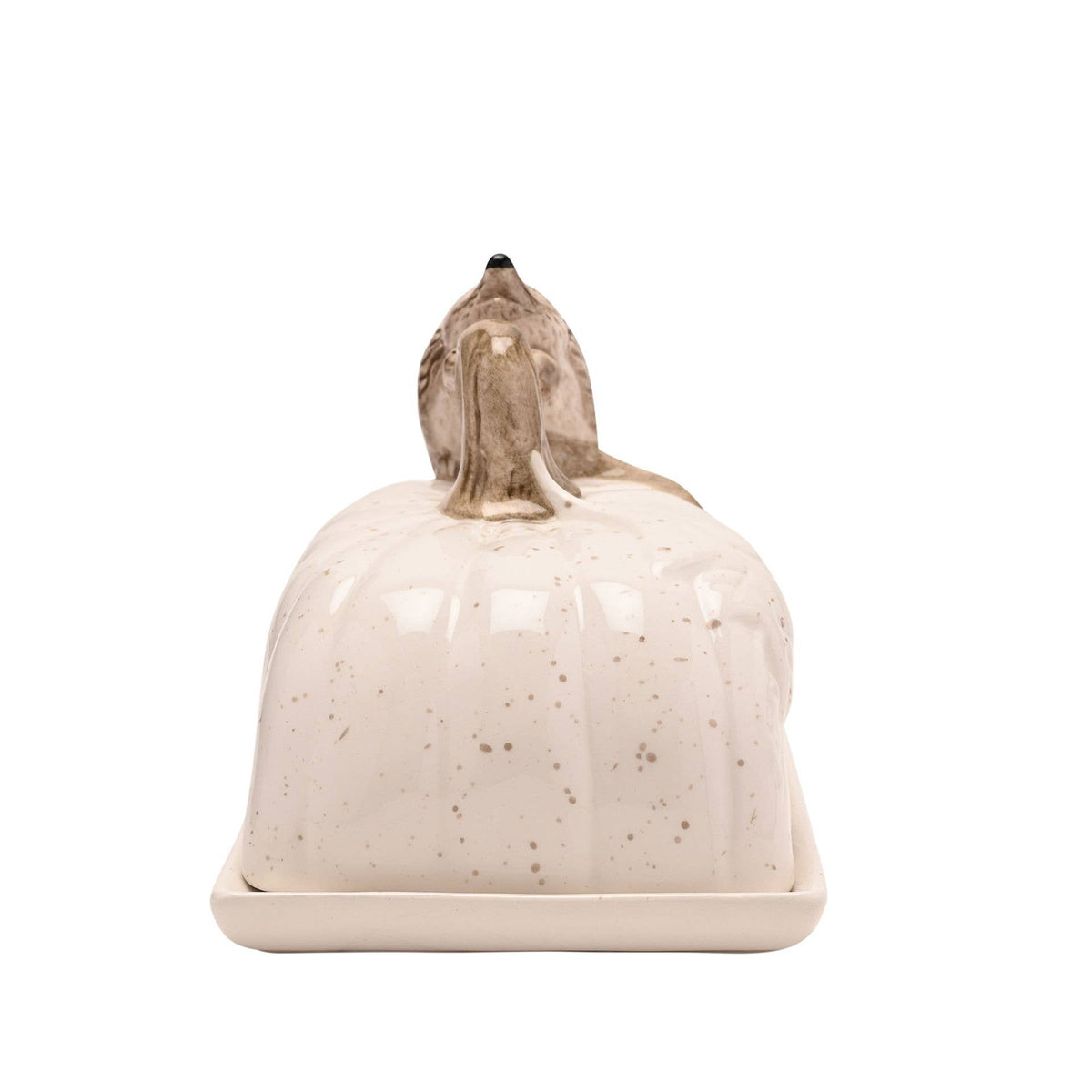 Beurrier citrouille avec hérisson – Blanc