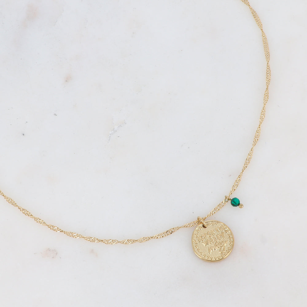 Collier fleur de naissance - Mai