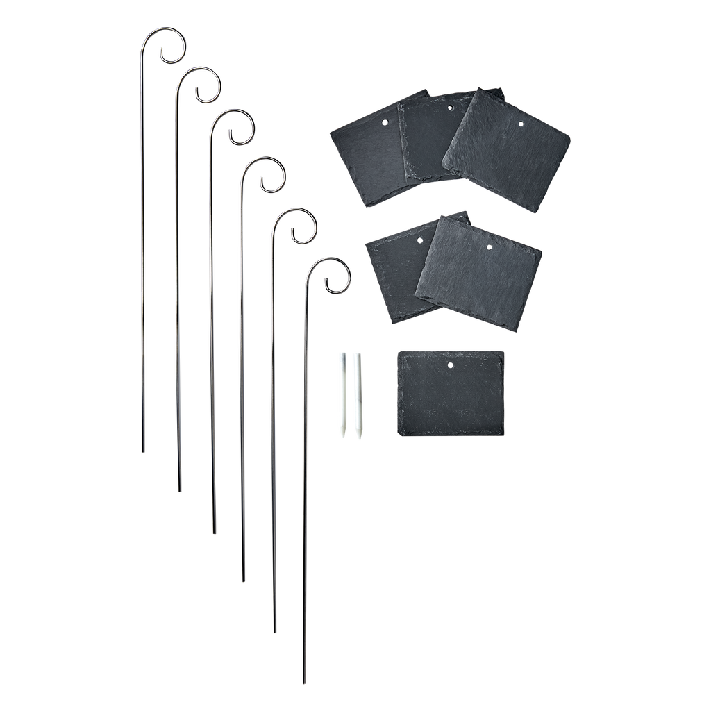 Etiquette de jardin, lot de 6