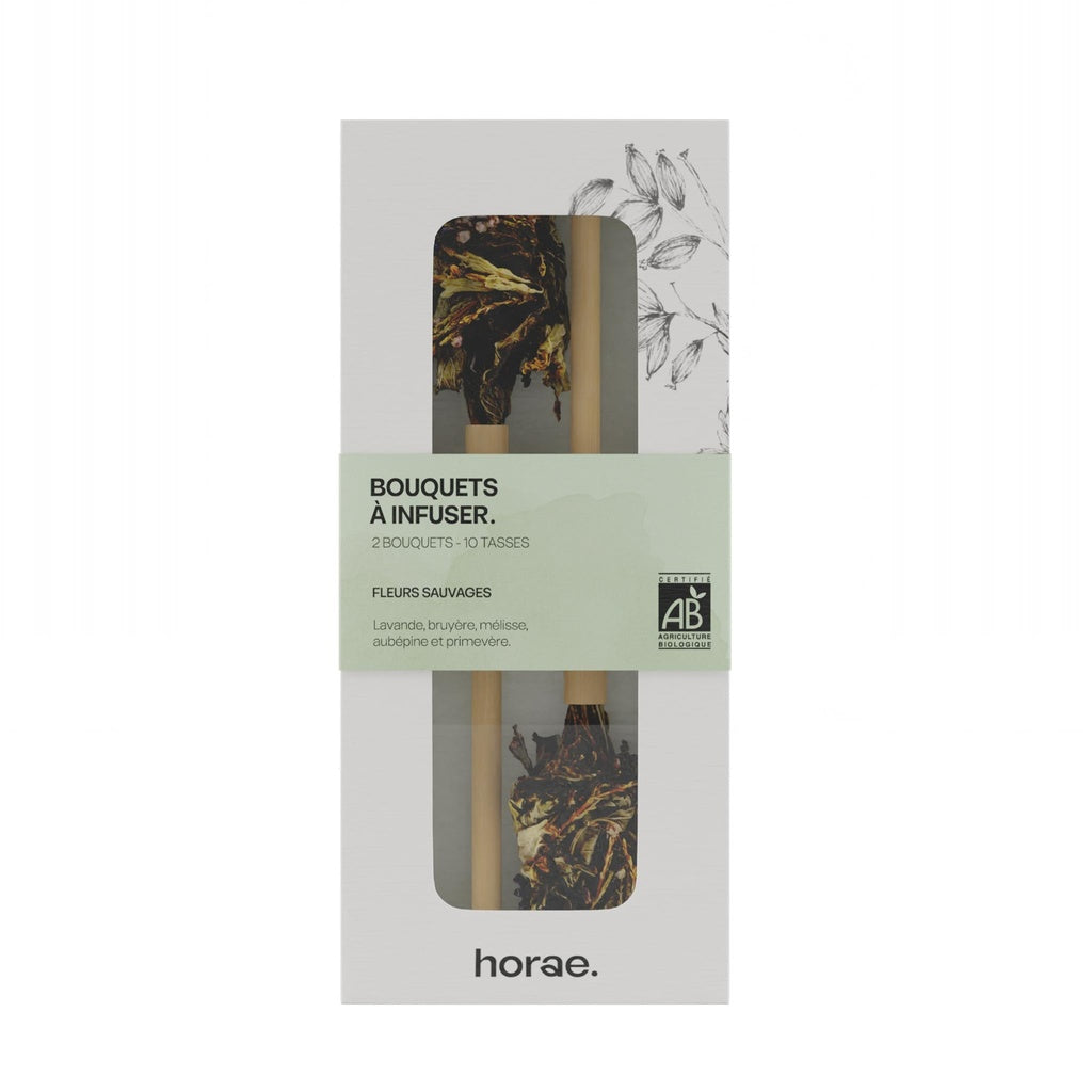 2 bouquets à infuser Fleurs Sauvages Bio