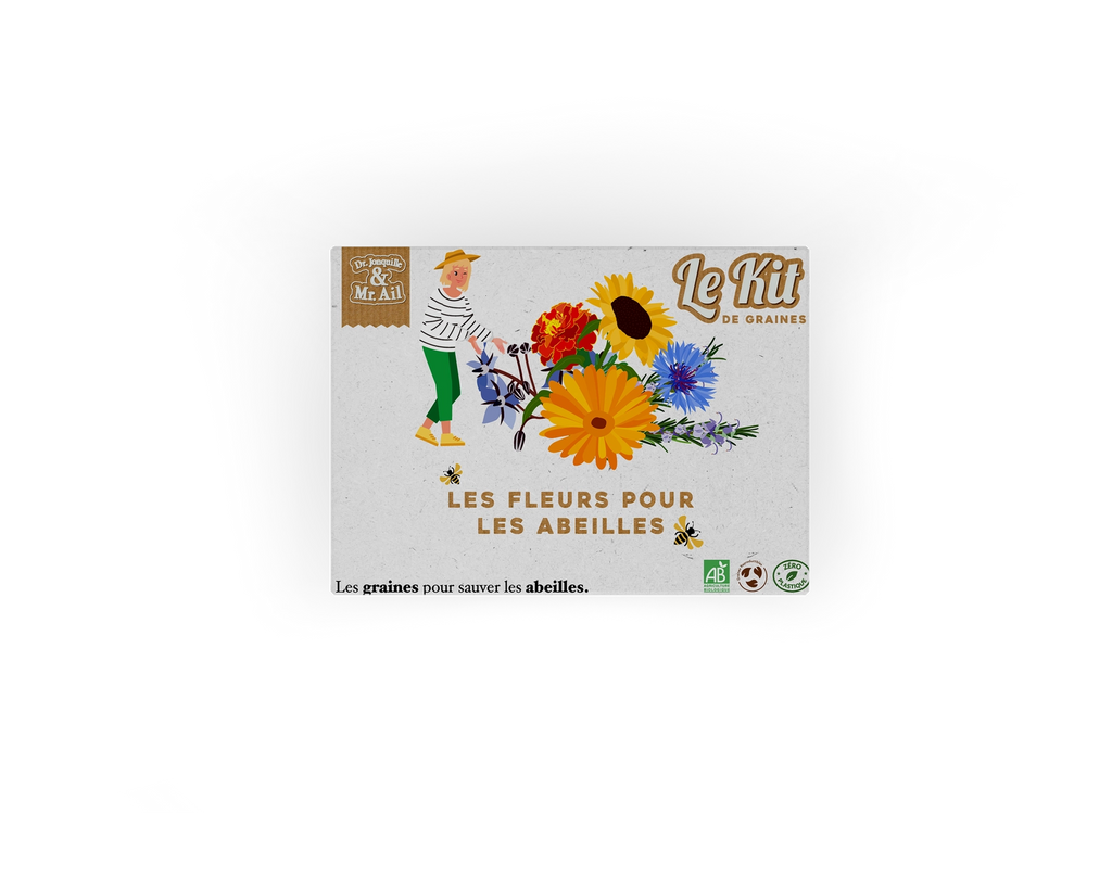 Kit les Fleurs pour les Abeilles - Dr. Jonquille & Mr. Ail