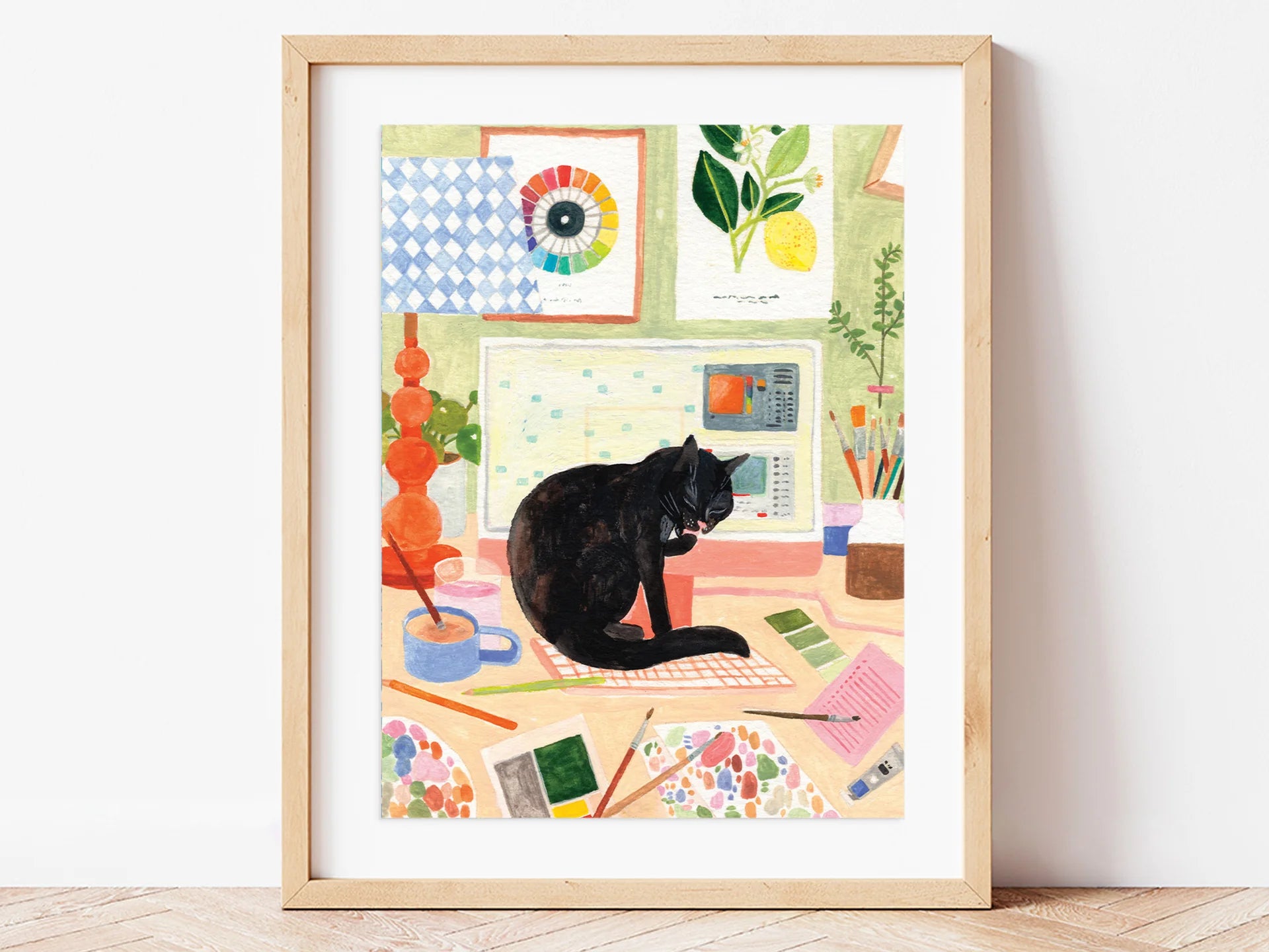 Peinture aux numéros - La pause du chat