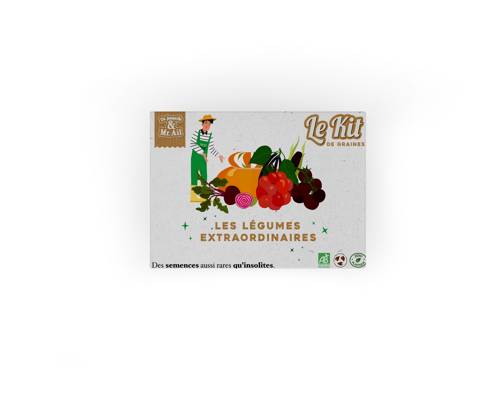Kit les Légumes Extraordinaires- Dr. Jonquille & Mr. Ail