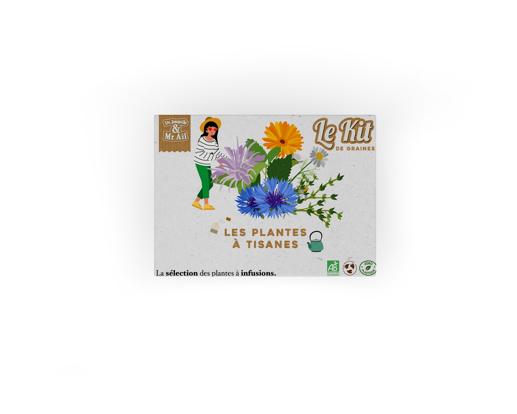 Kit les Plantes à Tisanes - Dr. Jonquille & Mr. Ail