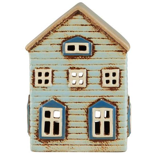 Maison Photophore Thorshavn bleue