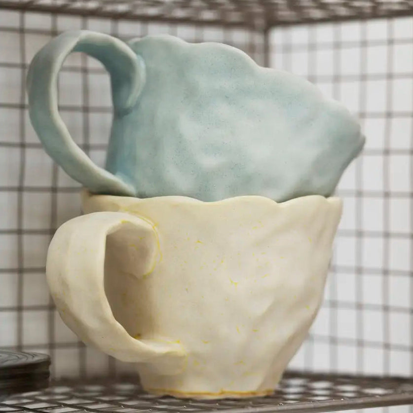 Mug en grès - coloris pastel