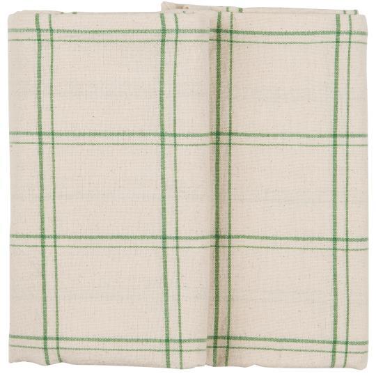 Nappe à carreaux verts