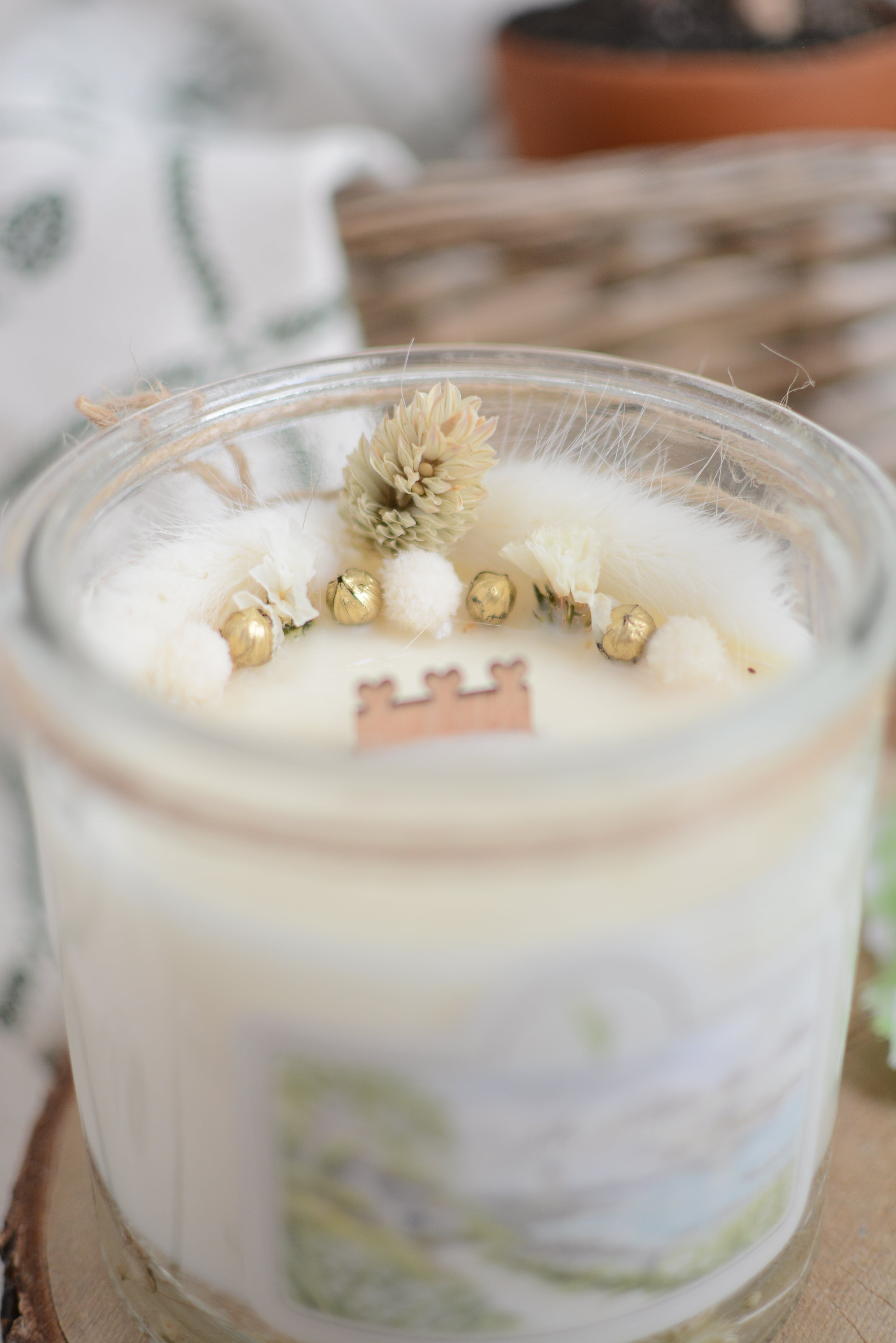 Bougie artisanale “Un matin de Mai en Bretagne” – parfum muguet